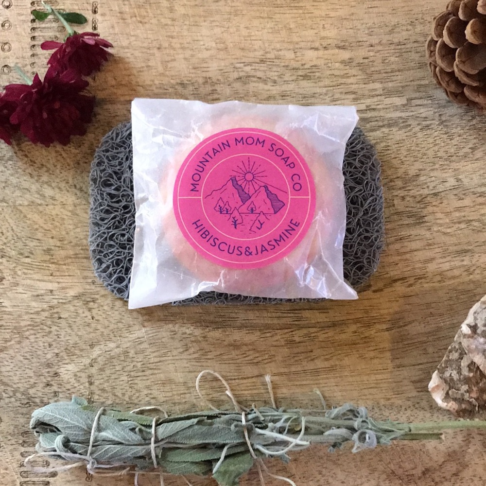 HIBISCUS&JASMINE Shampoo Bar/ Mountain Mom soap Co - Picture 6 of 6